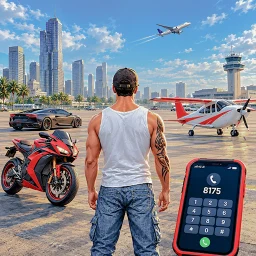 Indian Mafia Crime Bike 3D のアイコン